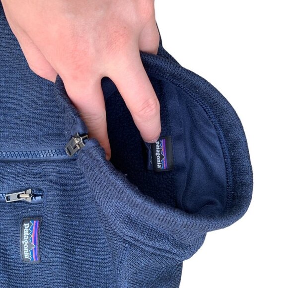 PATAGNOIA Better Sweater 1/4 Zip Jacket Blue - Picture 2 of 6